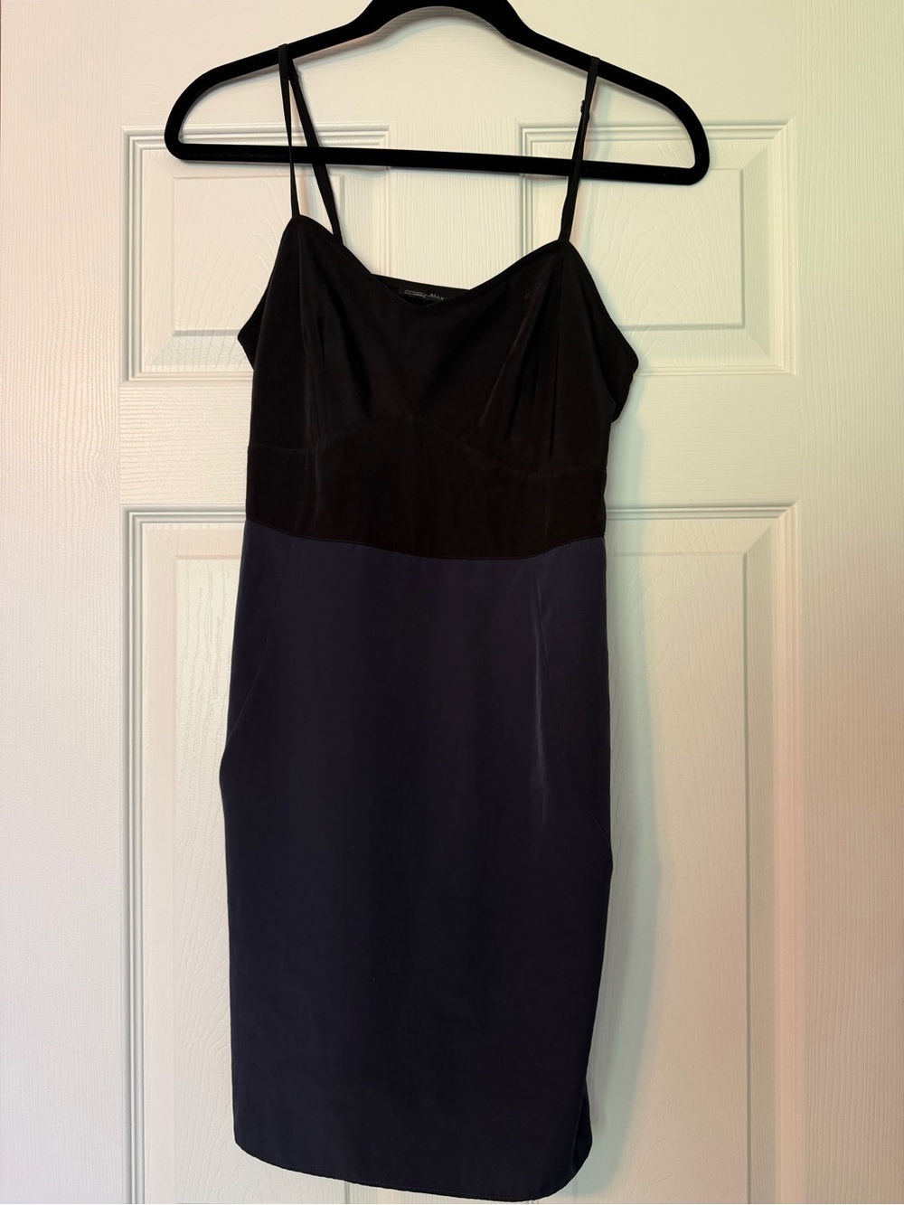 All Saints Color Block Slip Dress